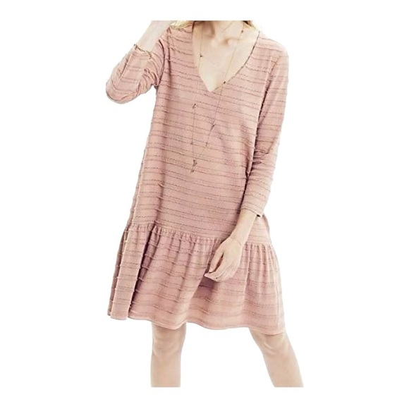 Hatch The Layla Fringe Maternity Dress NWT In Clay Size 1 (Small) XY1 - Picture 1 of 6